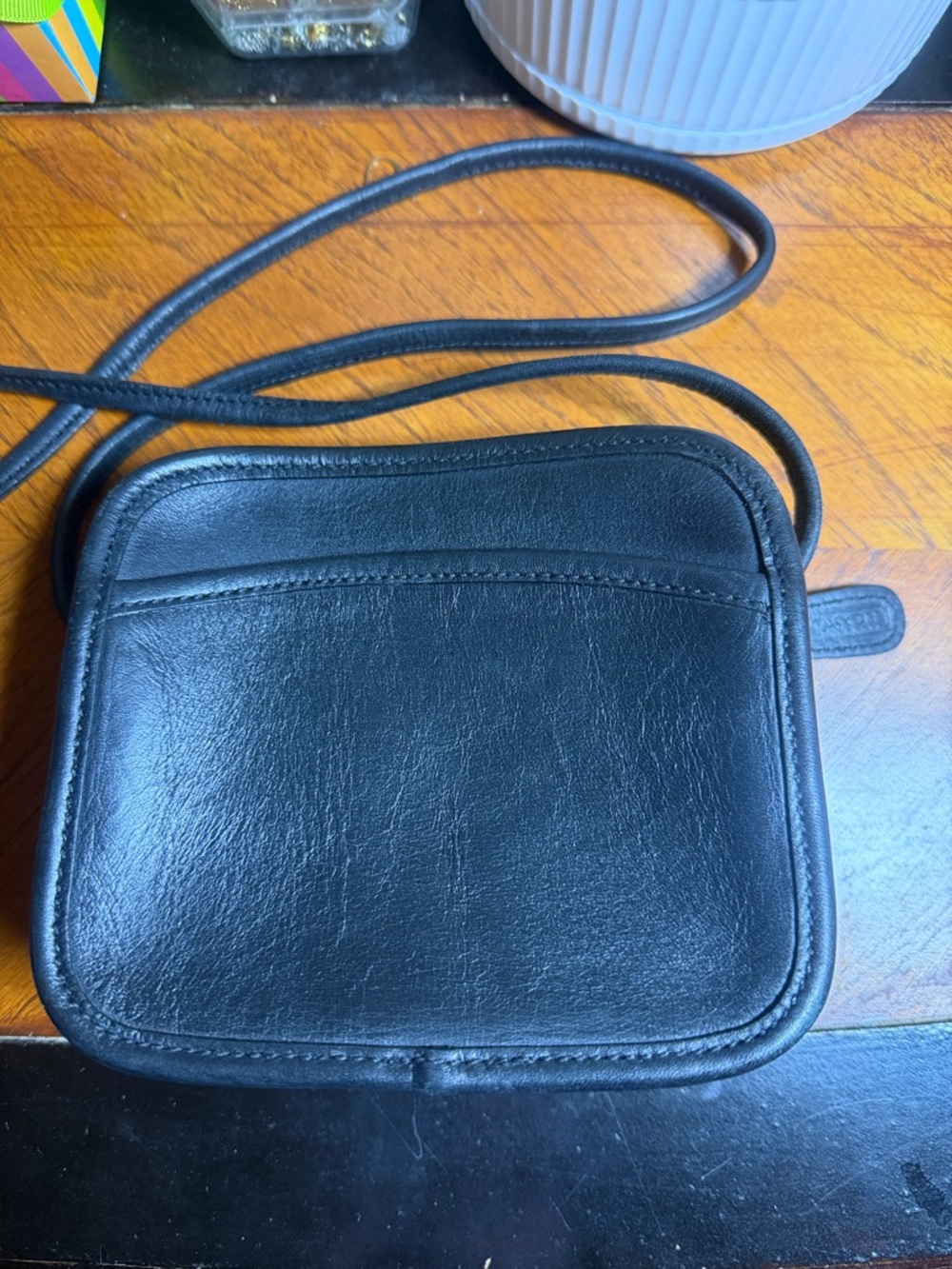 1990s Black COACH Hadley Bag, 10130 - vintage leather small classic crossbody
